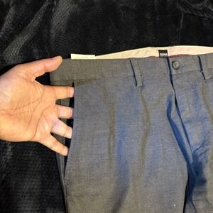 Hugo Boss Crigan1-W Gray Cotton Stretch Chino Straight Pants 36R